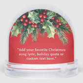 Add Your Own Quote Christmas Botanical Floral (裏面)