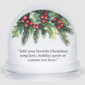 Add Your Own Quote Christmas Botanical Floral (正面)