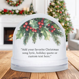 Add Your Own Quote Christmas Botanical Floral