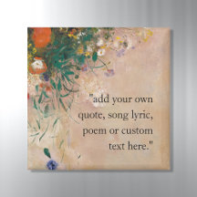 Add Your own Quote Vintage Floral
