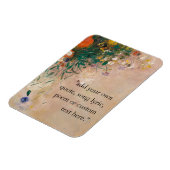 Add Your own Quote Vintage Floral マグネット (左側)