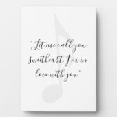 Add Your Own Song Lyric フォトプラーク (正面)