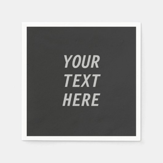 Add Your Own Text  スタンダードカクテルナプキン (正面)