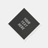 Add Your Own Text  スタンダードカクテルナプキン (角)