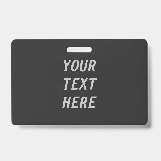 Add Your Own Text  バッジ (表面)