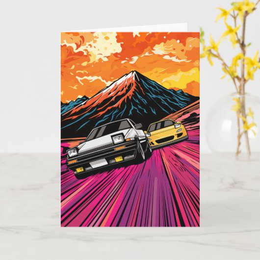 ADD YOUR OWN TEXT Boys Birthday  カード (黄色い花)