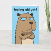 ADD YOUR OWN TEXT Funny birthday card  カード (正面)