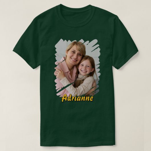 Add Your Photo and Name. Custom Personalized Gift Tシャツ (デザイン正面)