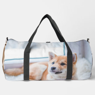 Add Your Photo and Text 2 Sided Customized ダッフルバッグ