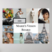 Add Your Photo Vision Board Custom Poster ポスター (正面)