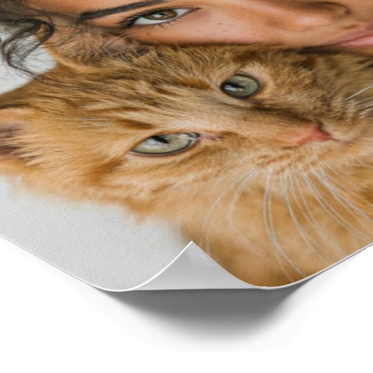 Add Your Photos Vision Board Custom Poster ポスター (角)