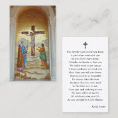 Add Your Religious Image Prayer Card 名刺 (正面/裏面)