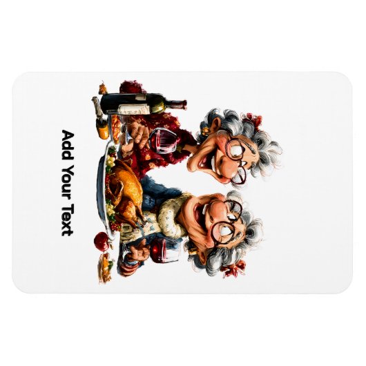 Add Your Text マグネット (横)