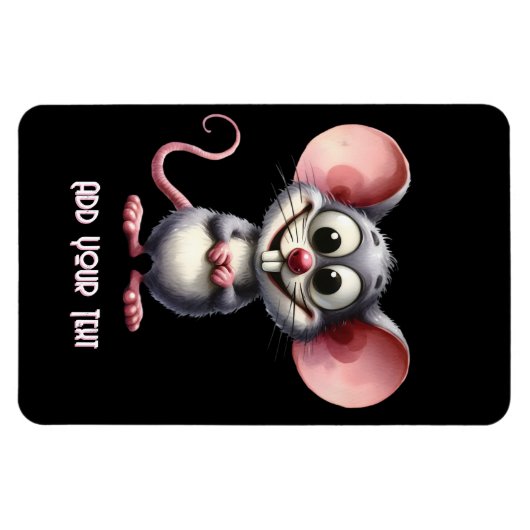 Add Your Text マグネット (横)