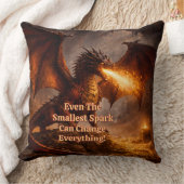 Add Your Text Name Fire Dragon In His Lair クッション (ブランケット)