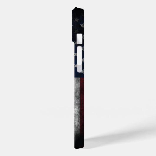 Add your text on American flag Case-Mate iPhoneケース (裏面 / 左)
