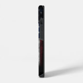 Add your text on American flag  iPhoneケース (左側面)
