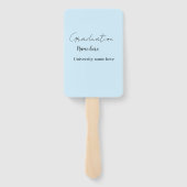 add your text simple graduate add school name cong ハンドファン (裏面)