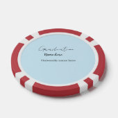add your text simple graduate add school name cong ポーカーチップ (シングル)