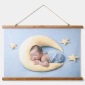 Add Your Three Photo Personalized 吊り下げ型タペストリー (正面2)