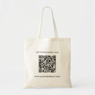 Add Your Website Address QR Code Business トートバッグ