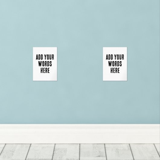 Add Your Words Here Custom Customized Personalized (ウッドフロア)