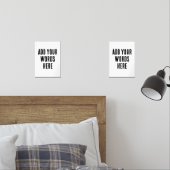 Add Your Words Here Custom Customized Personalized (寝室)