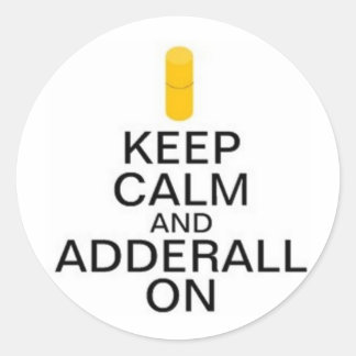 Adderallステッカー ラウンドシール