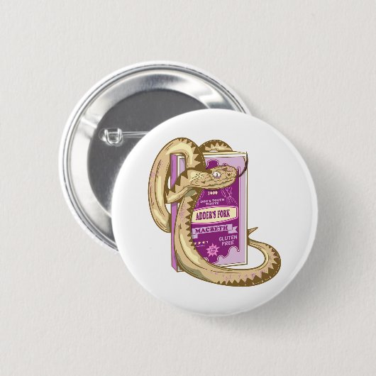 ADDERS FORK WITCHES Spell Shakespeare 缶バッジ (正面&裏面)