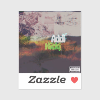 Addi Nicki アルバムカバーアートワーク シール