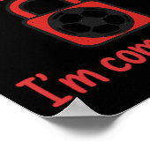 Addicted Nah, I'm Committed Soccer Fan Gear  ポスター (角)