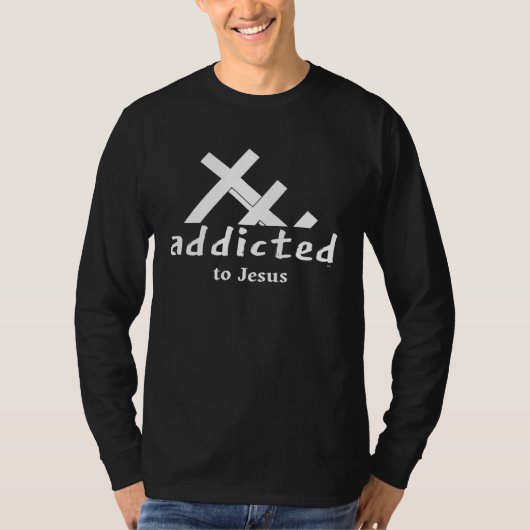 ADDICTED TO JESUS For Church Events Youth Group Tシャツ (正面)