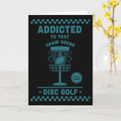 Addicted To That Chain Sound Disc Golf Flying Disc カード (黄色い花)