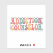Addiction Counselor シール (シート)