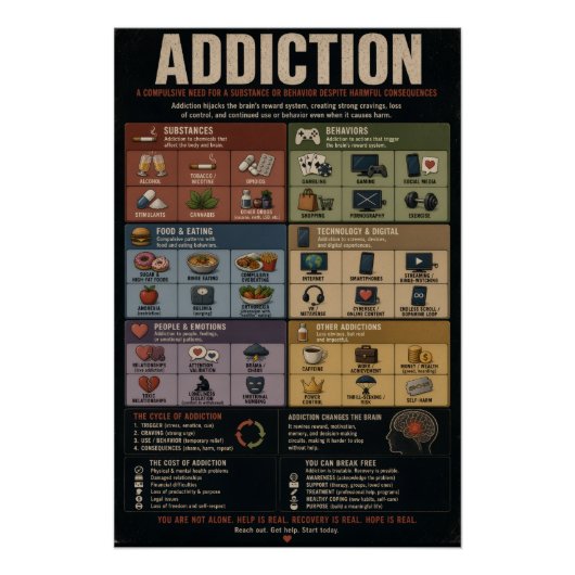 Addiction's ポスター (正面)