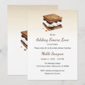 Adding S'more Love Invitation, Baby Shower 招待状 (正面/裏面)