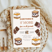 adding S'more to Love marshmallow Baby Shower 招待状