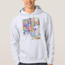 Addis Ababa Ethiopia City Map パーカ