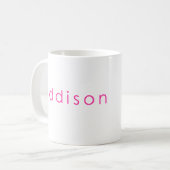 Addisonの名前、Addisonの名前 コーヒーマグカップ (正面左)