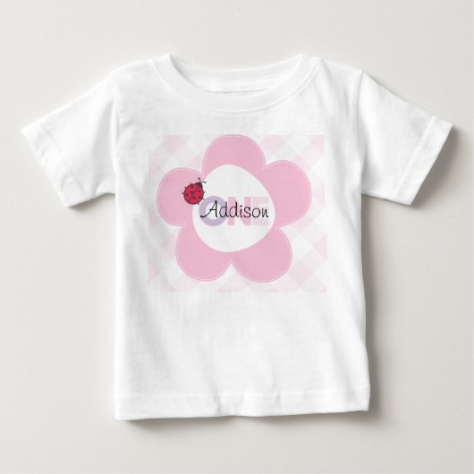 「Addison」第1期バースデーシャツ ベビーTシャツ (正面)