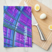 ADDISON ~ Purple Green Blue ~ ORIGINAL Kitchen  キッチンタオル (四つ折り)