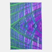 ADDISON ~ Purple Green Blue ~ ORIGINAL Kitchen  キッチンタオル (縦)