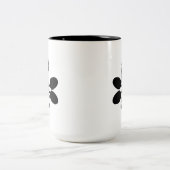Addison's Disease Warrior Mug ツートーンマグカップ (中央)