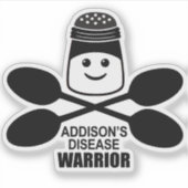 Addison's Disease Warrior Sticker シール (正面)