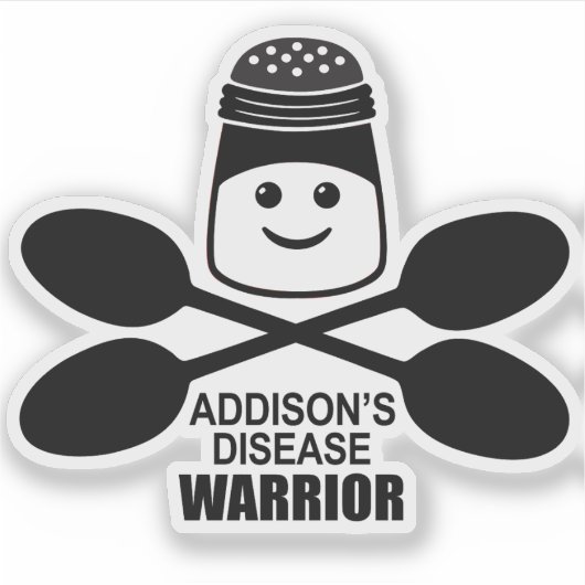 Addison's Disease Warrior Sticker シール (正面)