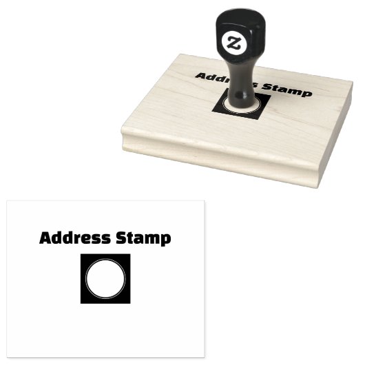 Address-カスタムStamp Jetブラックカラーエンベロープインク ラバースタンプ (押印)