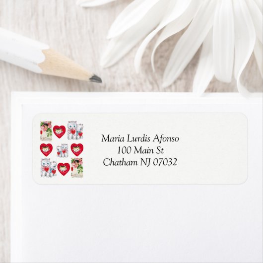 Address Labels Cats  ラベル (インサイチュ)