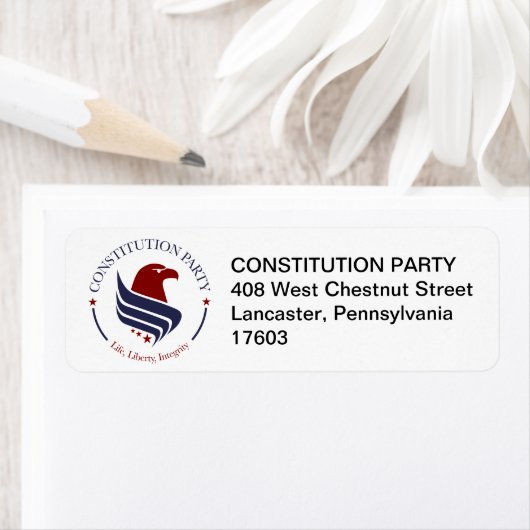 Address Labels, Constitution Party ラベル (インサイチュ)