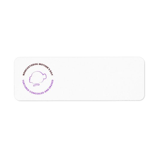 Address Labels For Sending Motions In The Mail ラベル (正面)