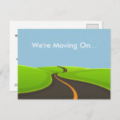 Address Road Movingのカスタム変更を移動中 案内ポストカード (正面/裏面)